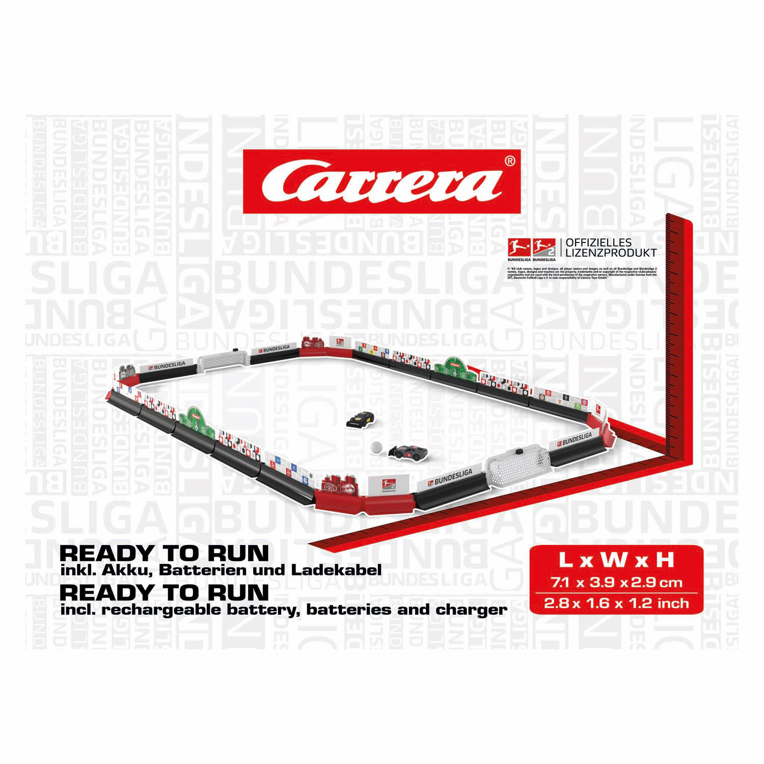 Ensemble de football Carrera RC 2,4 GHz Bundesliga