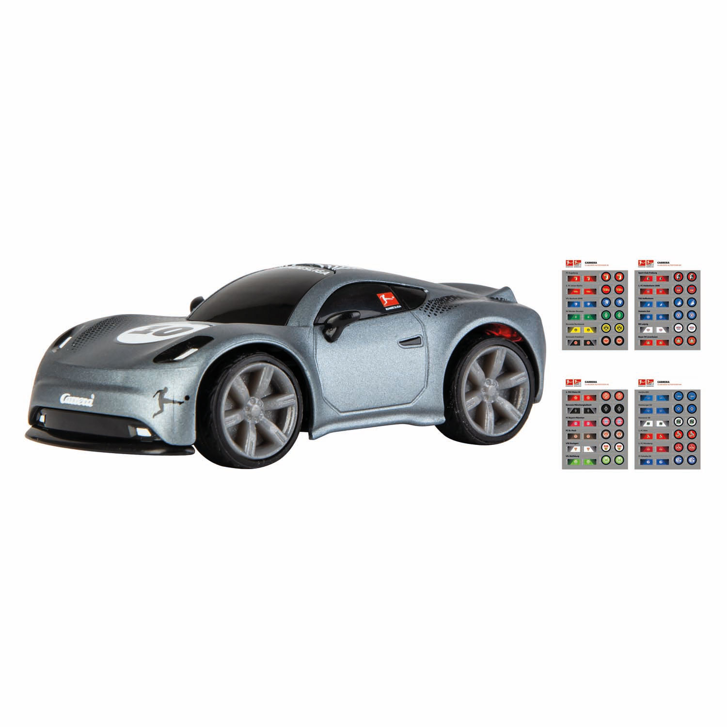 Carrera Mini RC 2,4 GHz Bundesliga 1:43 - Gris