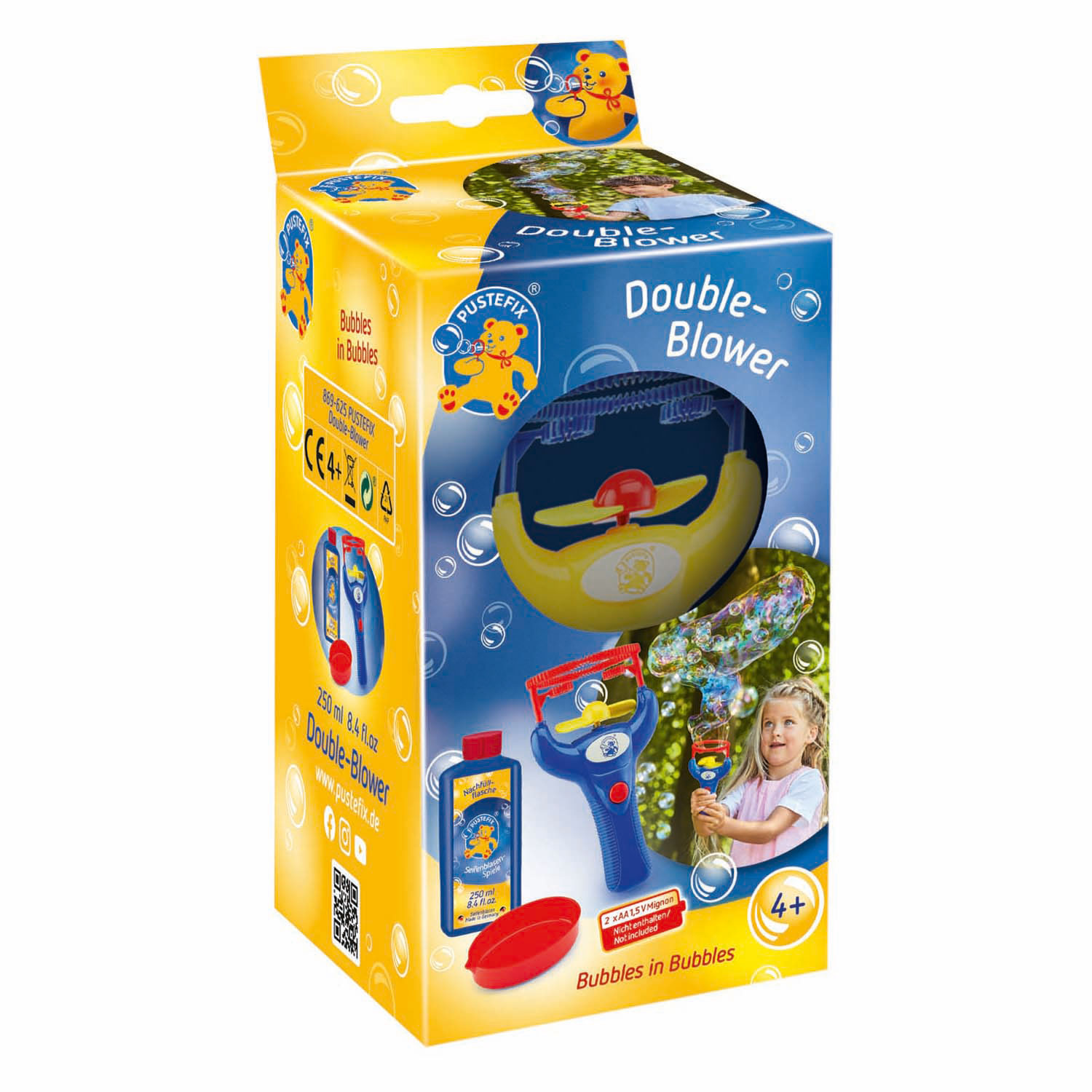 PUSTEFIX Double Blower Ventilator met Bellenblaas