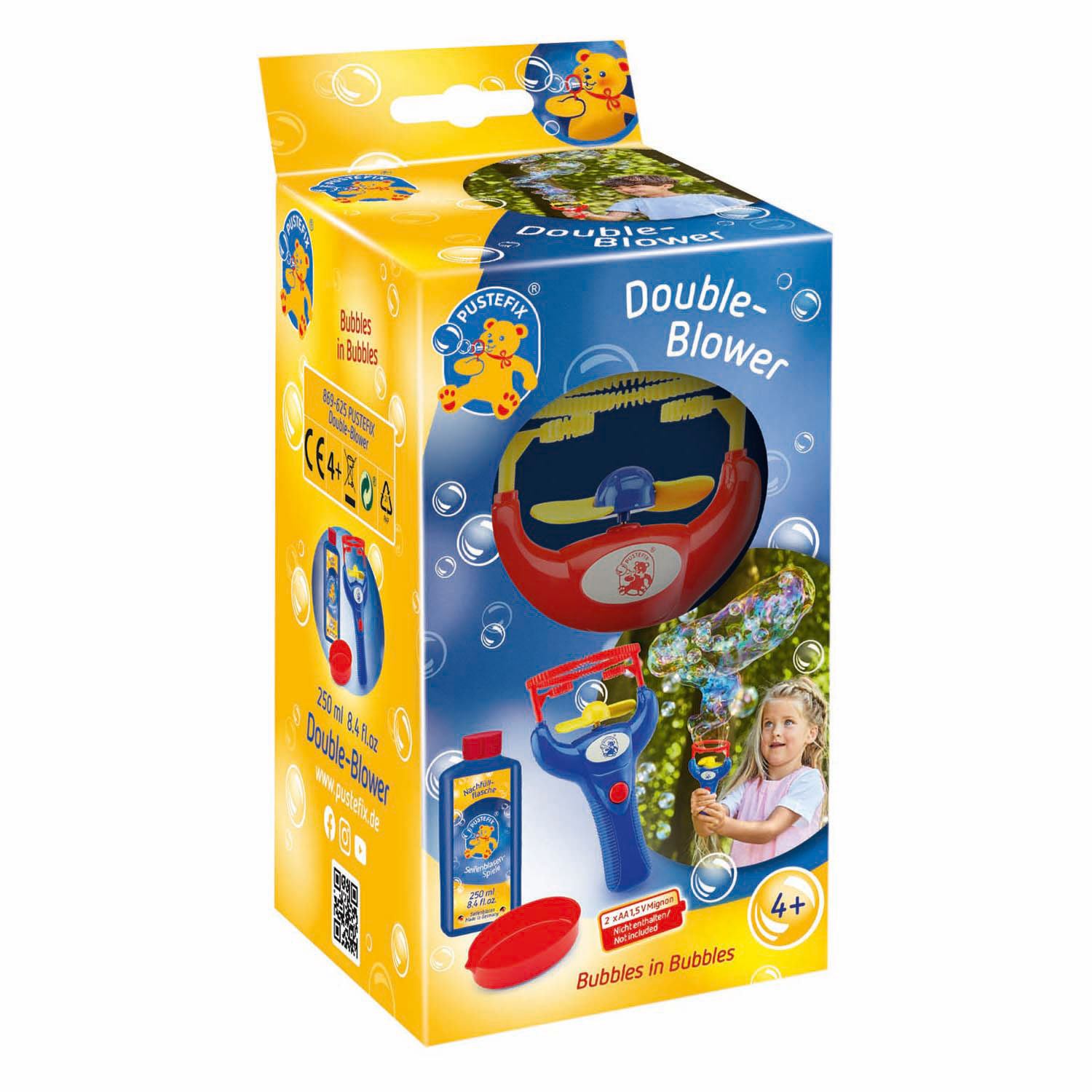 PUSTEFIX Double Blower Ventilator met Bellenblaas