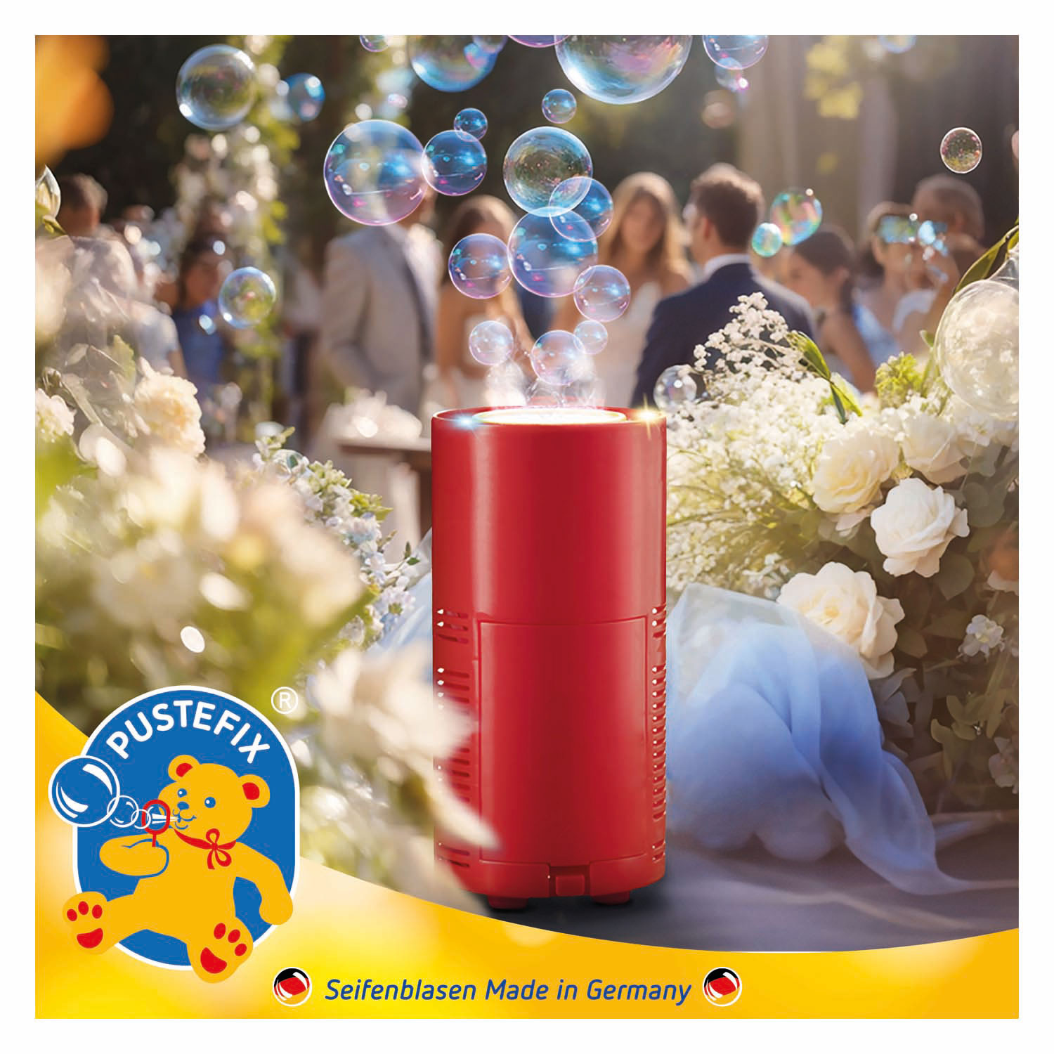 PUSTEFIX Bubble Fireworks met Bellenblaas