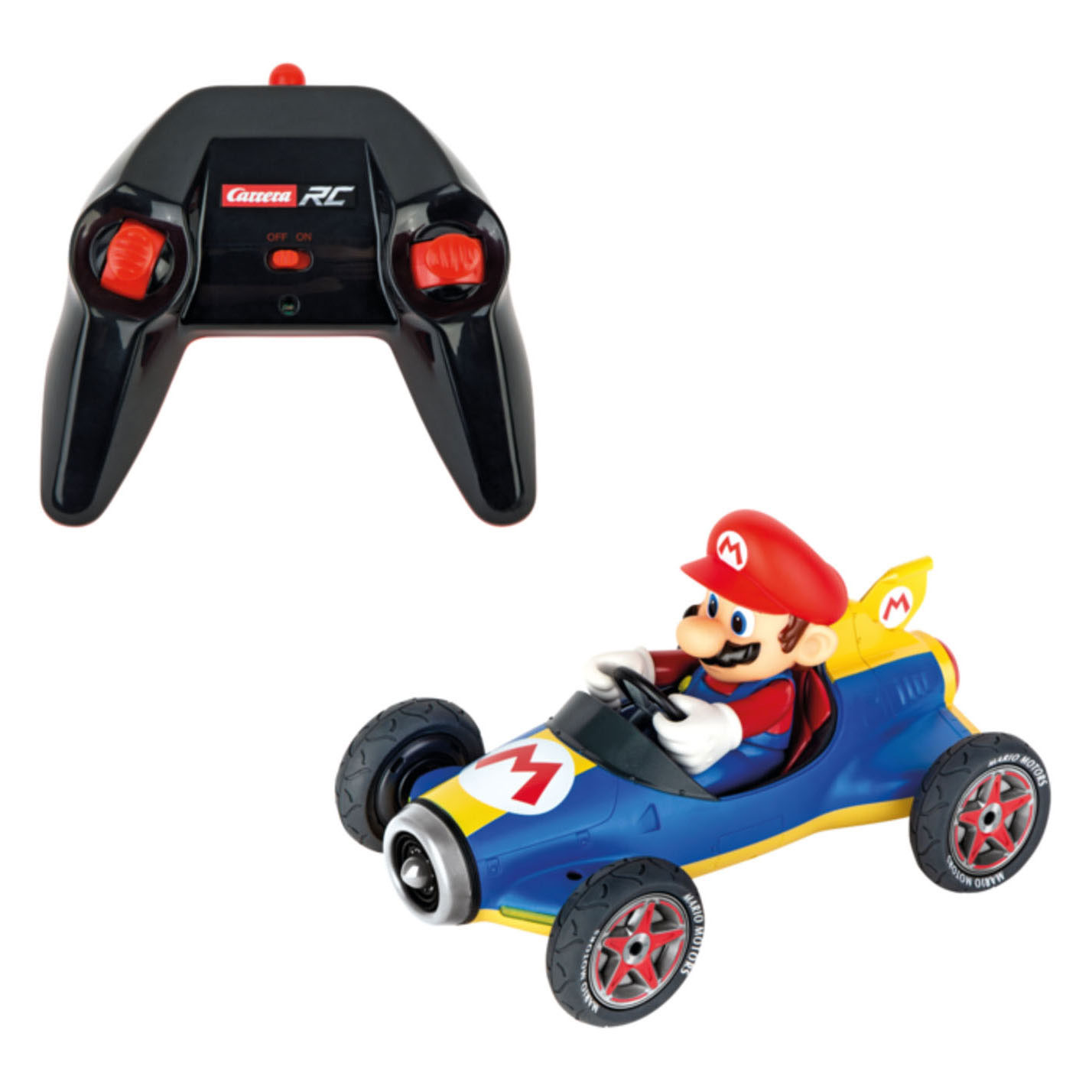 RC 2.4GHz Bestuurbare Mario Kart Mach 8 Mario - 1:18