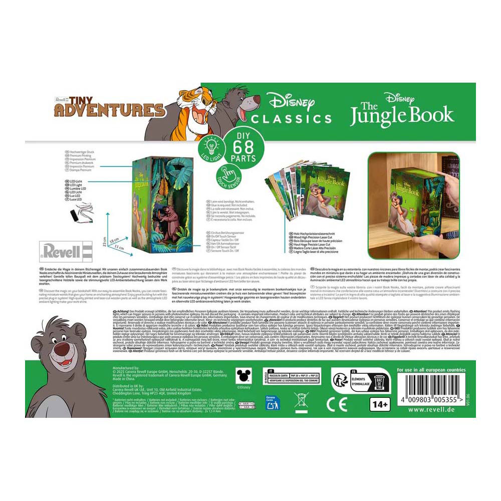 Revell - Tiny Adventures Book Nook Disney - The Jungle Book Revell - Tiny Adventures Book Nook Disney - The Jungle Book