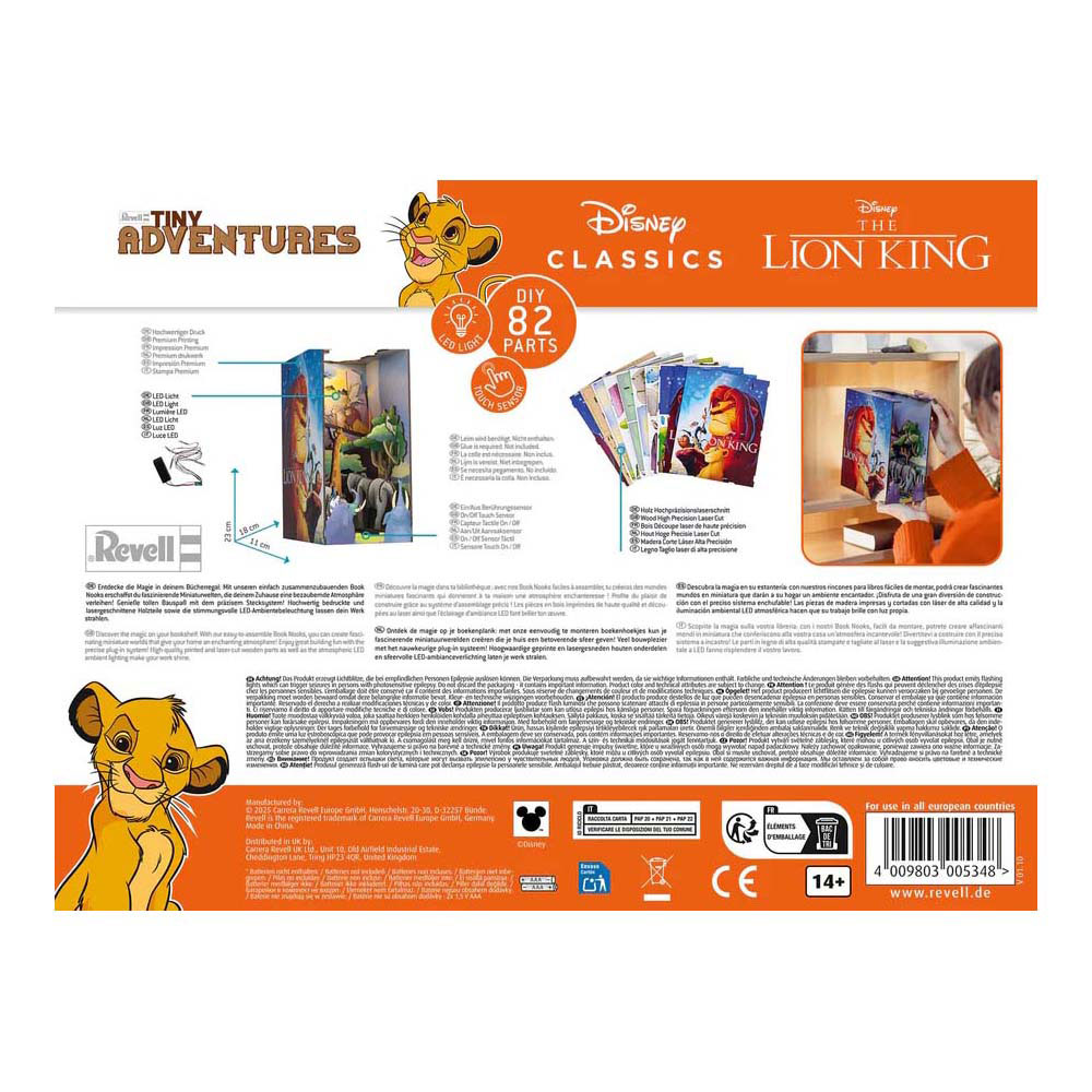 Revell - Tiny Adventures Book Nook Disney Lion King Revell - Tiny Adventures Book Nook Disney Lion King