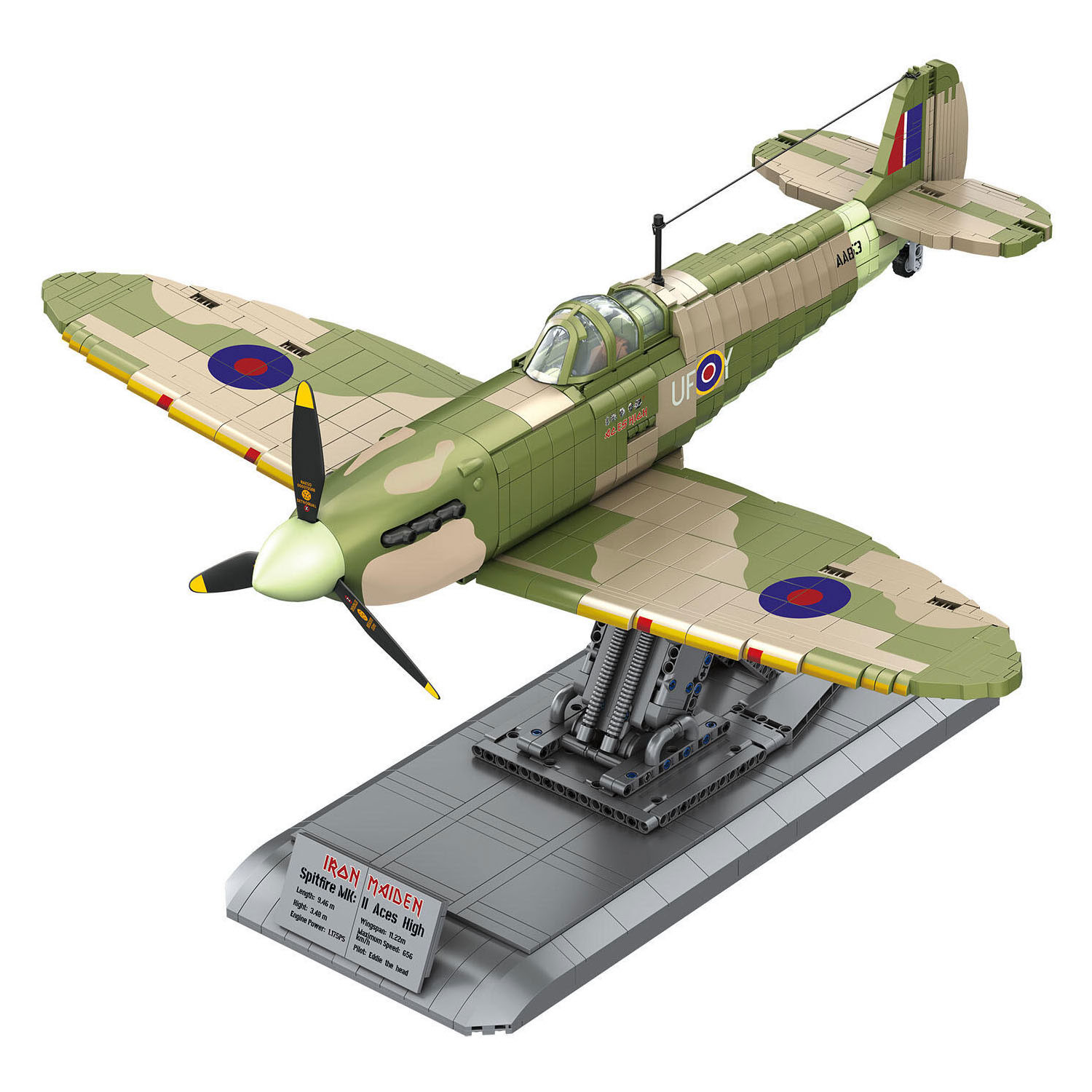 Revell Brick System Bouwblokjes Iron Maiden Spitfire MK.II Aces High 1:18 - 2802dlg.