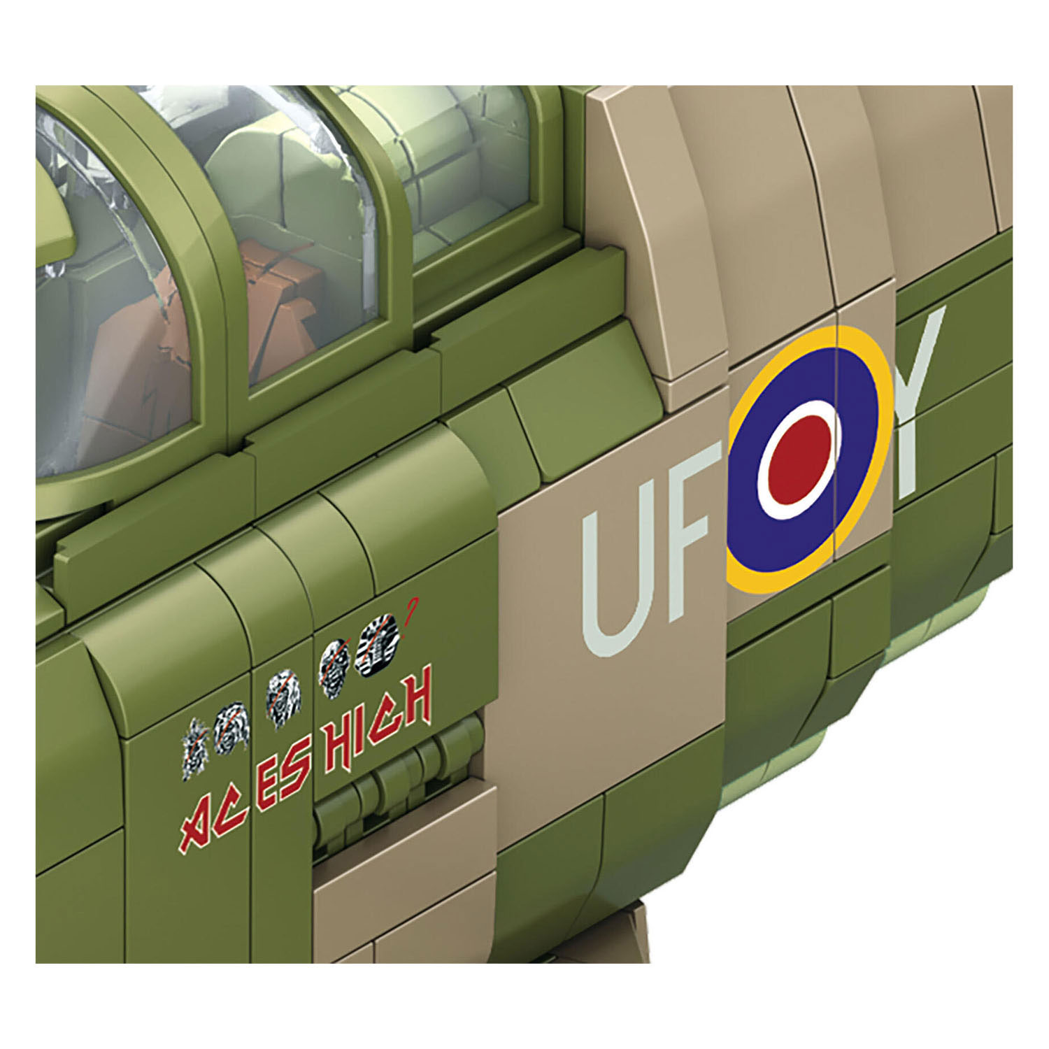 Revell Brick System Bouwblokjes Iron Maiden Spitfire MK.II Aces High 1:18 - 2802dlg.