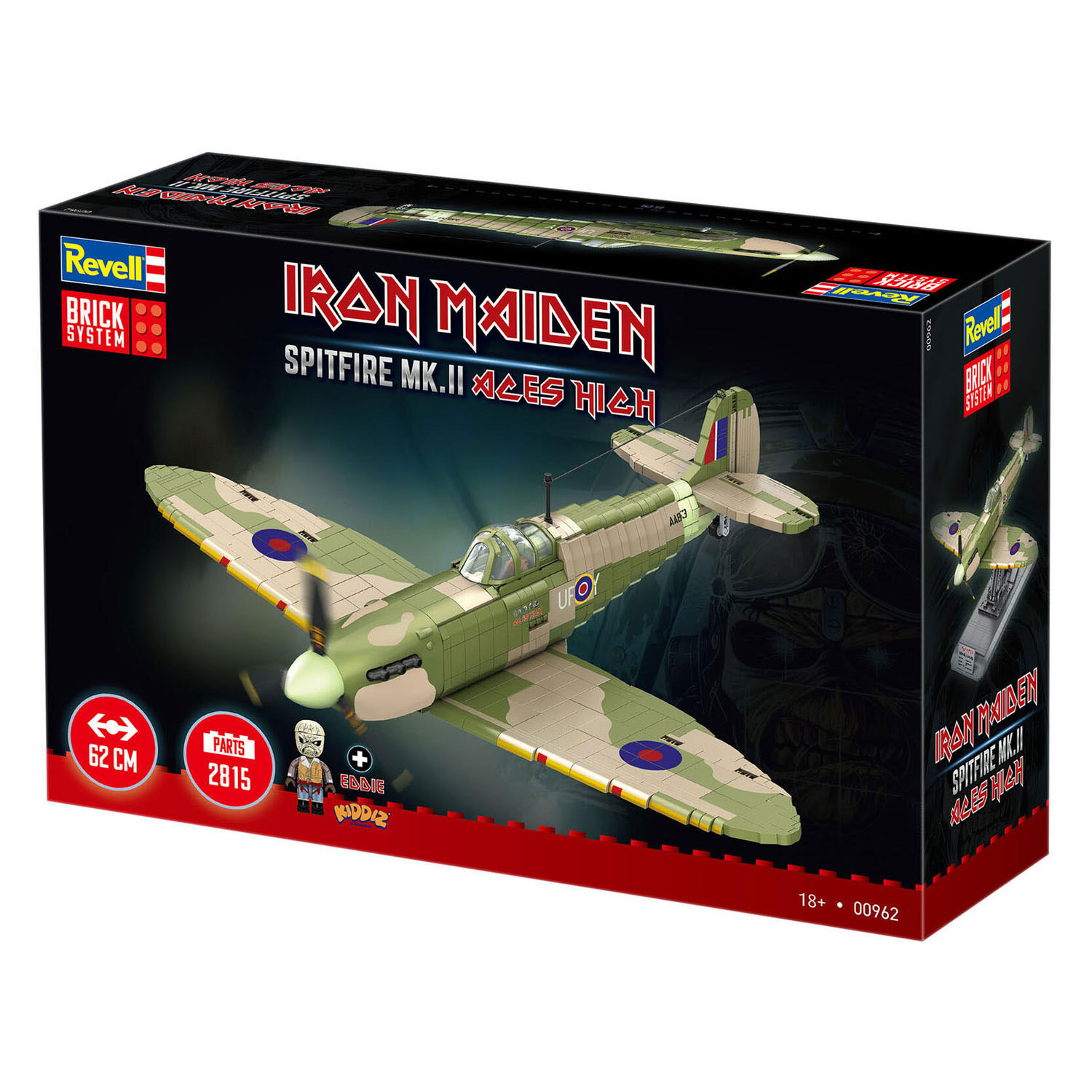 Revell Brick System Bouwblokjes Iron Maiden Spitfire MK.II Aces High 1:18 - 2802dlg.