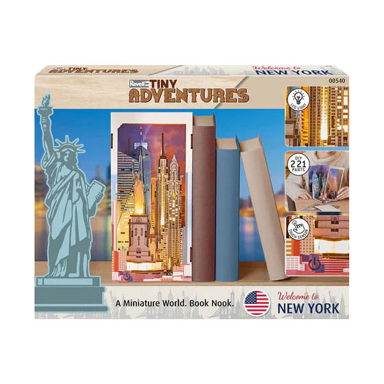 Revell Tiny Adventures Book Nook New York - 221dlg.
