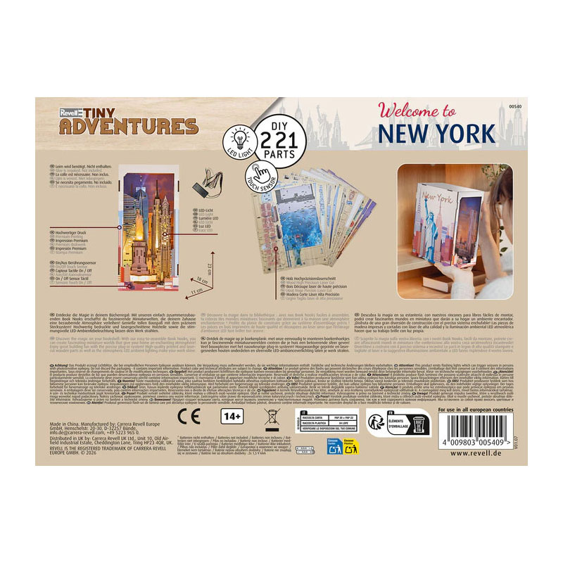 Revell Tiny Adventures Book Nook Bridgerton The Duke and I - 136dlg.