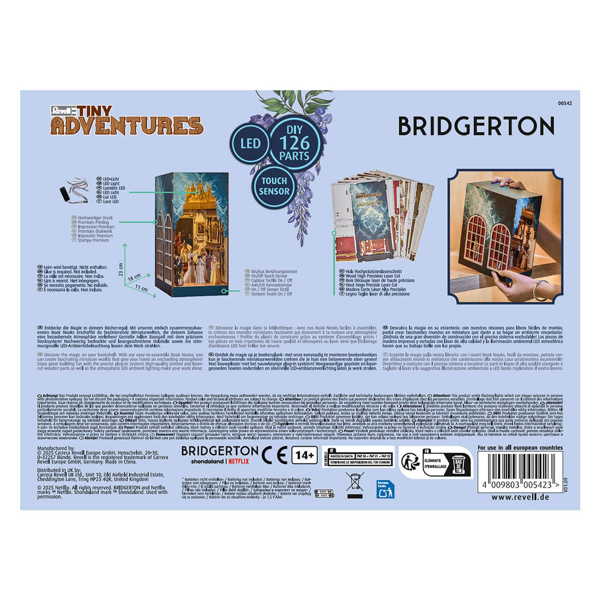 Revell Tiny Adventures Book Nook Bridgerton The Duke and I - 136dlg.