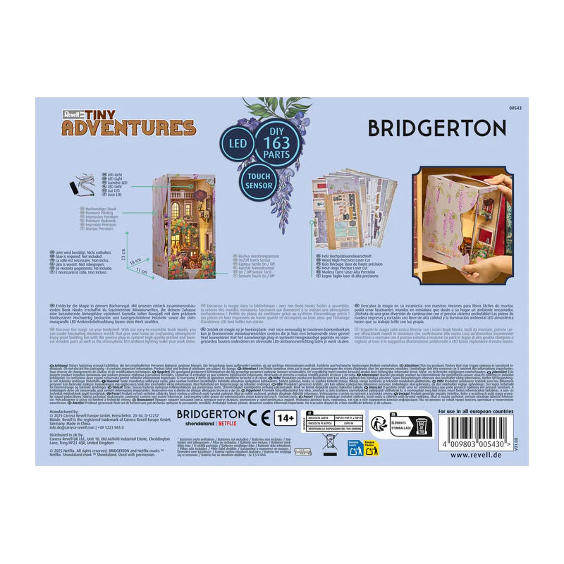 Revell Tiny Adventures Book Nook Bridgerton Into the Light - 163dlg.