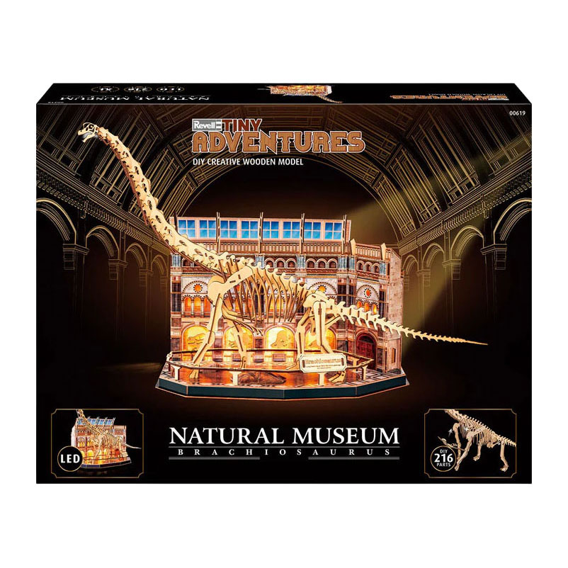Revell Tiny Adventures Natural Museum Brachiosaurus - 216dlg.