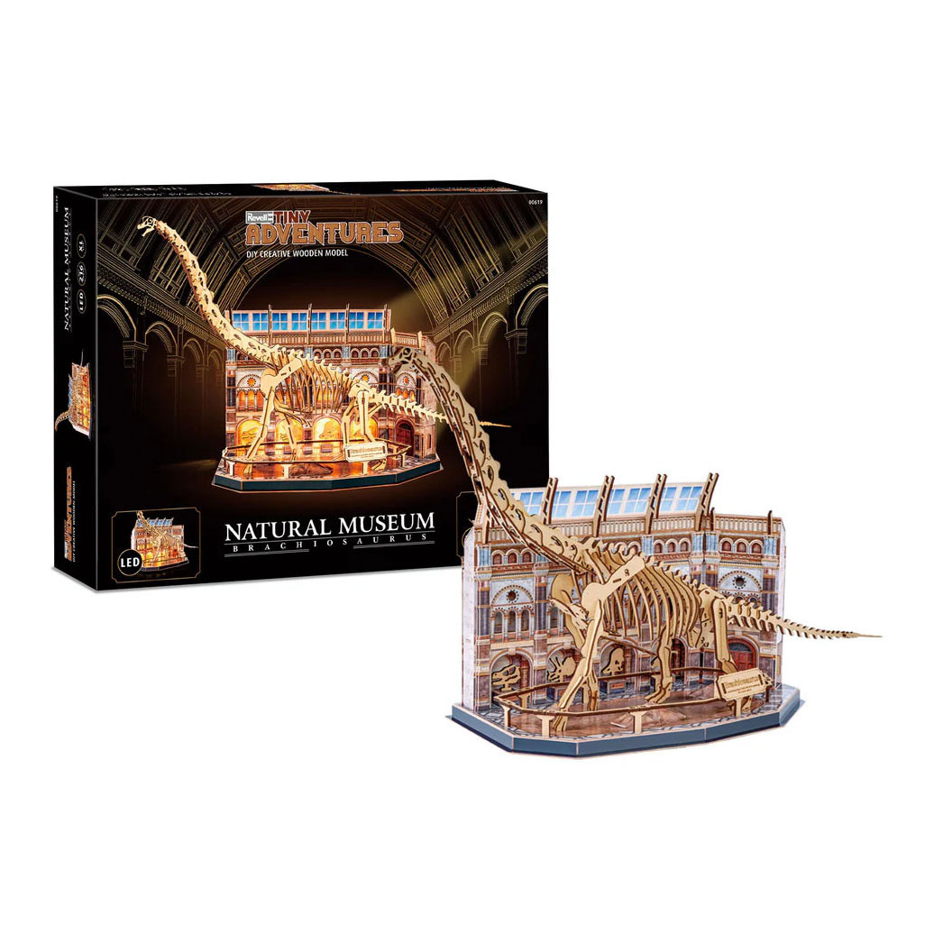 Revell Tiny Adventures Natural Museum Brachiosaurus - 216dlg.