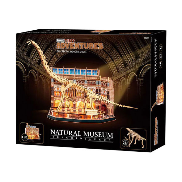 Revell Tiny Adventures Natural Museum Brachiosaurus - 216dlg.