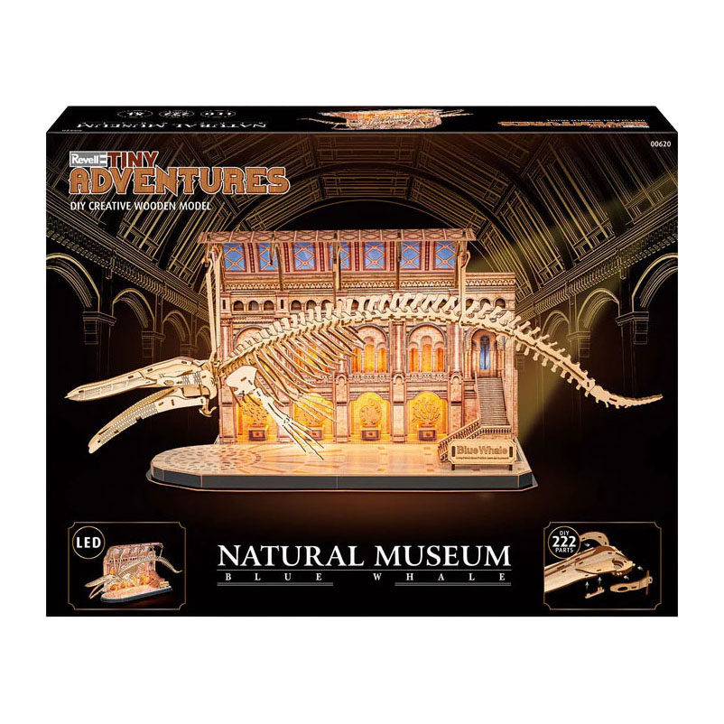 Revell Tiny Adventures Natural Museum Blue Whale - 222dlg.