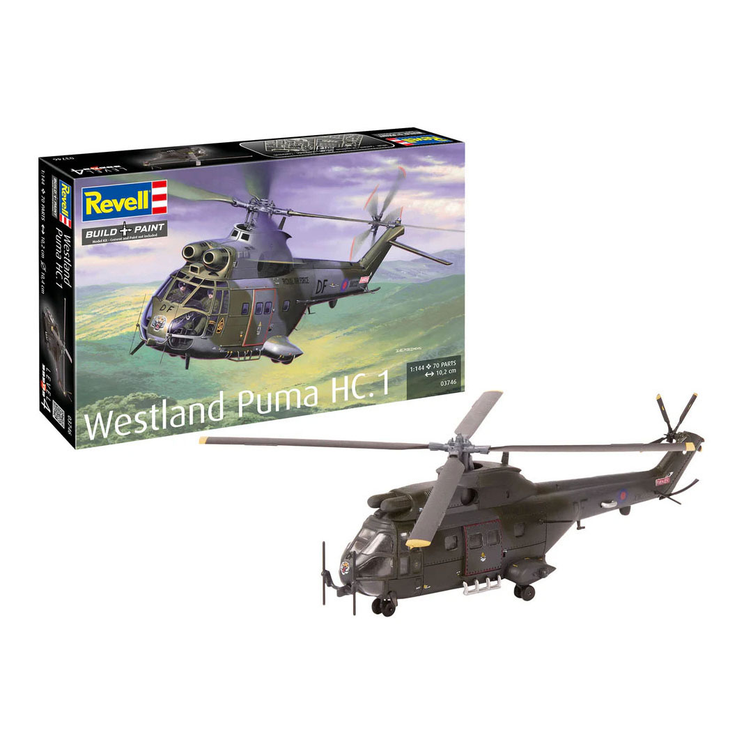 Revell Modelbouwpakket Westland Puma HC.1 1:144 - 70dlg.