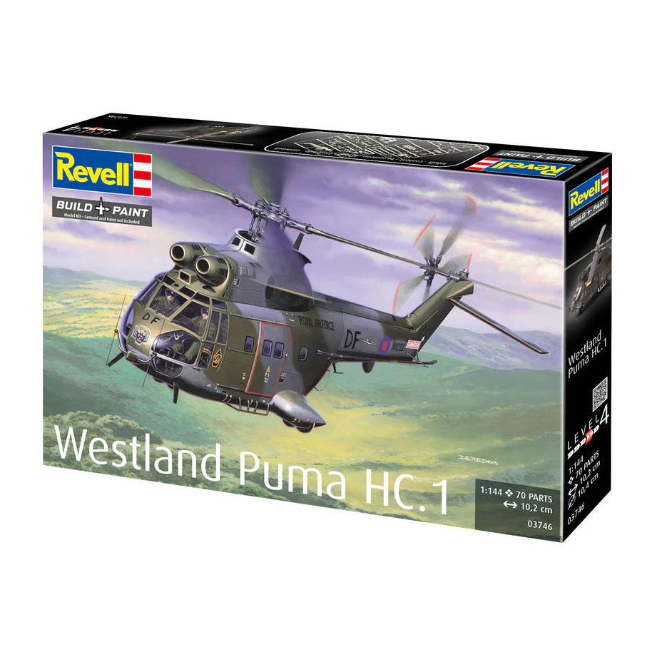 Revell Modelbouwpakket Westland Puma HC.1 1:144 - 70dlg.