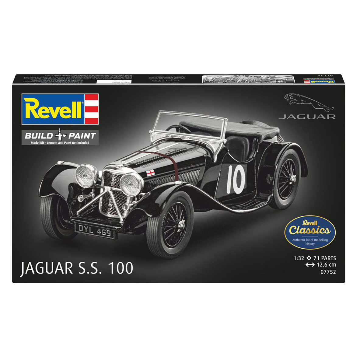 Revell Modelbouwpakket Jaguar SS 100 1:32 - 71dlg.