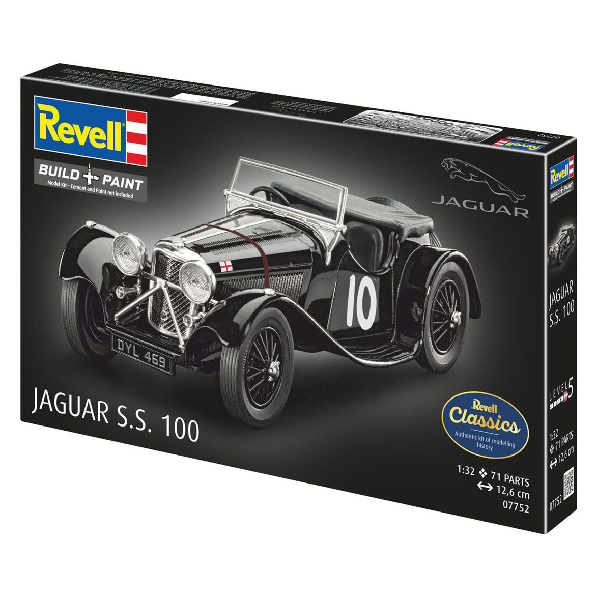 Revell Modelbouwpakket Jaguar SS 100 1:32 - 71dlg.