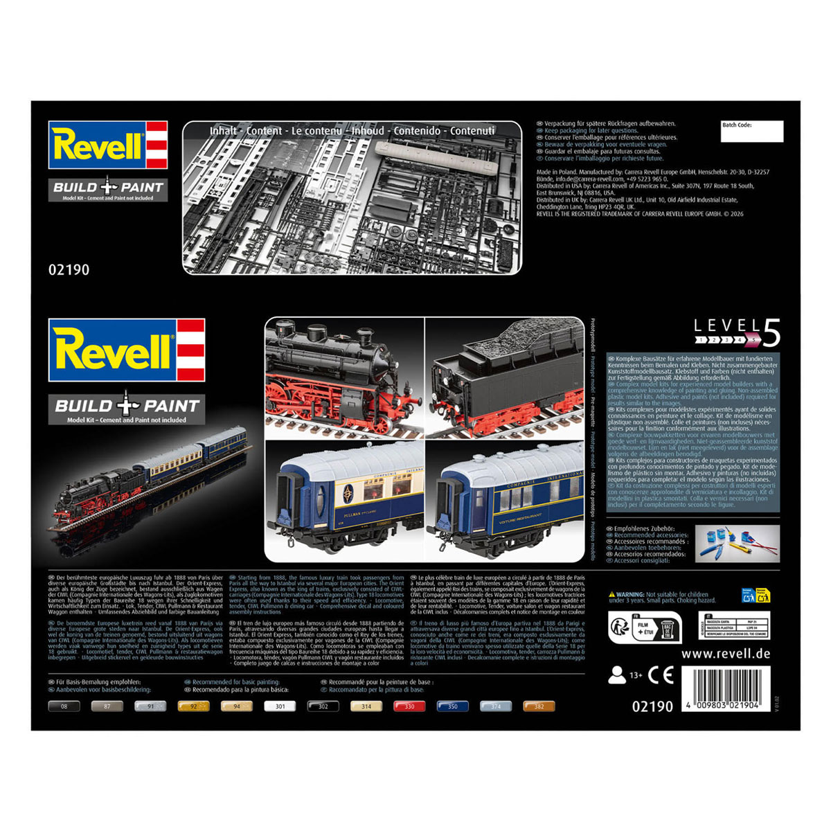 Revell Modelbouwpakket Orient Express 1:87 - 366dlg.