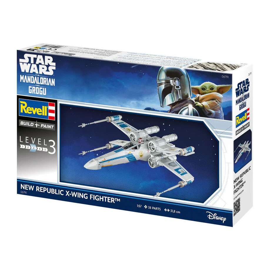 Revell Modelbouwpakket The Mandalorian and Grogu New Republic X-Wing Fighter 1:57 - 38dlg.
