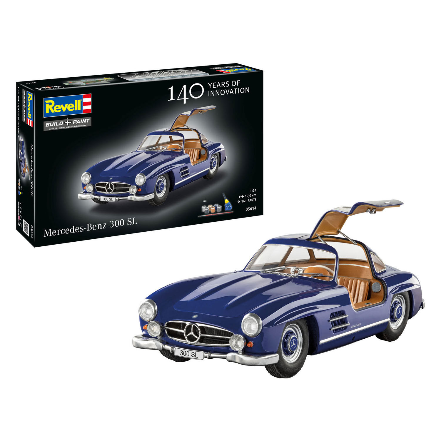 Coffret cadeau Revell Maquette Mercedes-Benz 300 1:24 - 161 pièces.