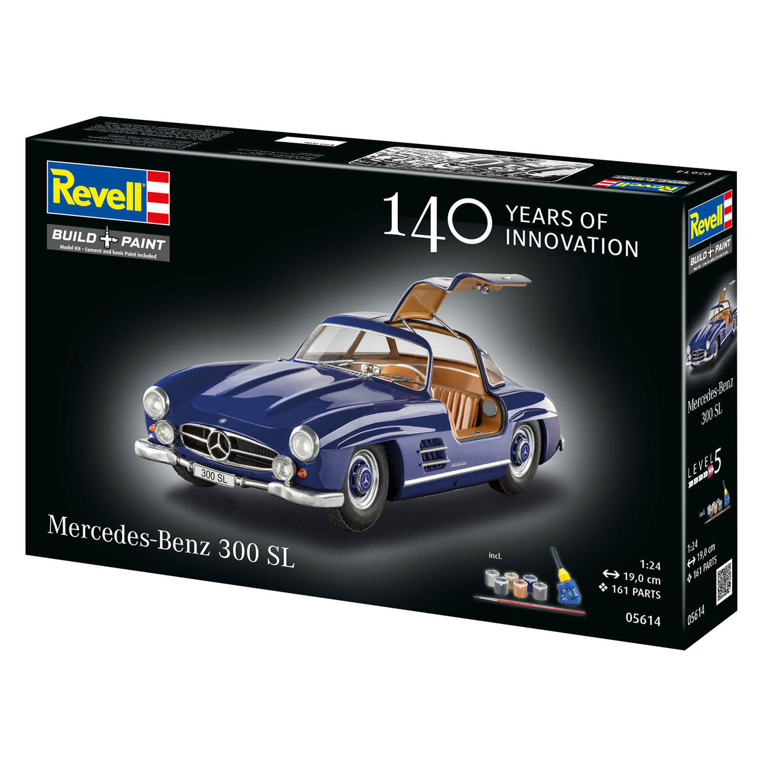 Coffret cadeau Revell Maquette Mercedes-Benz 300 1:24 - 161 pièces.