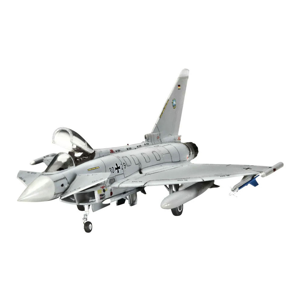 Revell Modelbouwpakket Starter Kit Eurofighter Typhoon (single seater) 1:144 - 63dlg.
