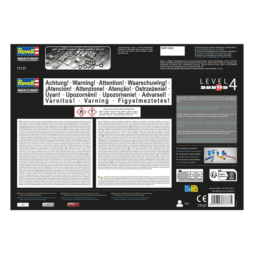 Revell Modelbouwpakket Starter Kit Mercedes-Benz SSKL 1:32 - 79dlg.
