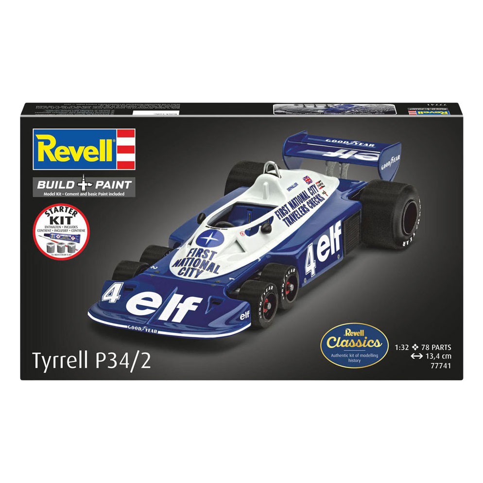 Revell Modelbouwpakket Starter Kit Tyrrell P34/2 6-Wheeler 1:32 - 105dlg.