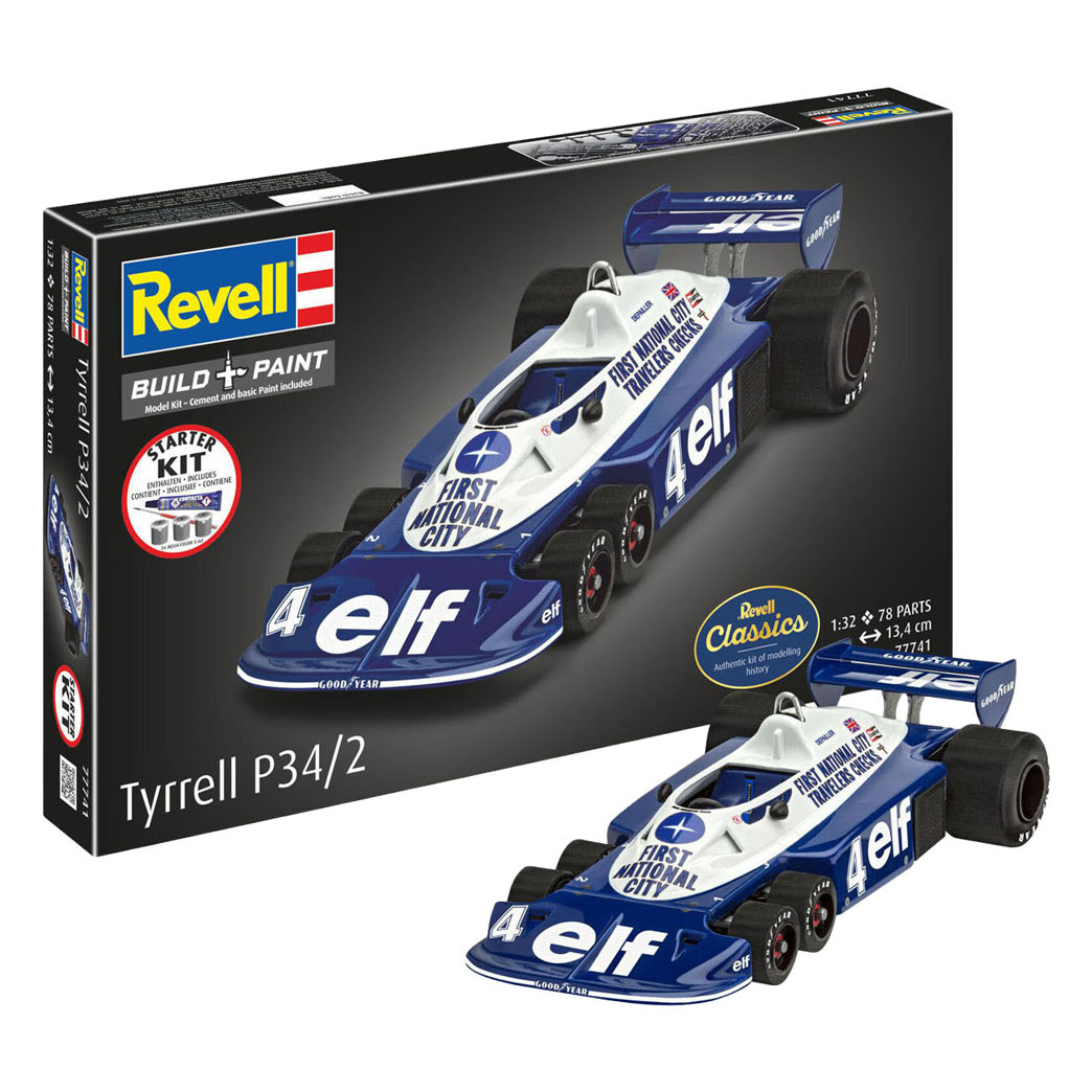 Revell Modelbouwpakket Starter Kit Tyrrell P34/2 6-Wheeler 1:32 - 105dlg.