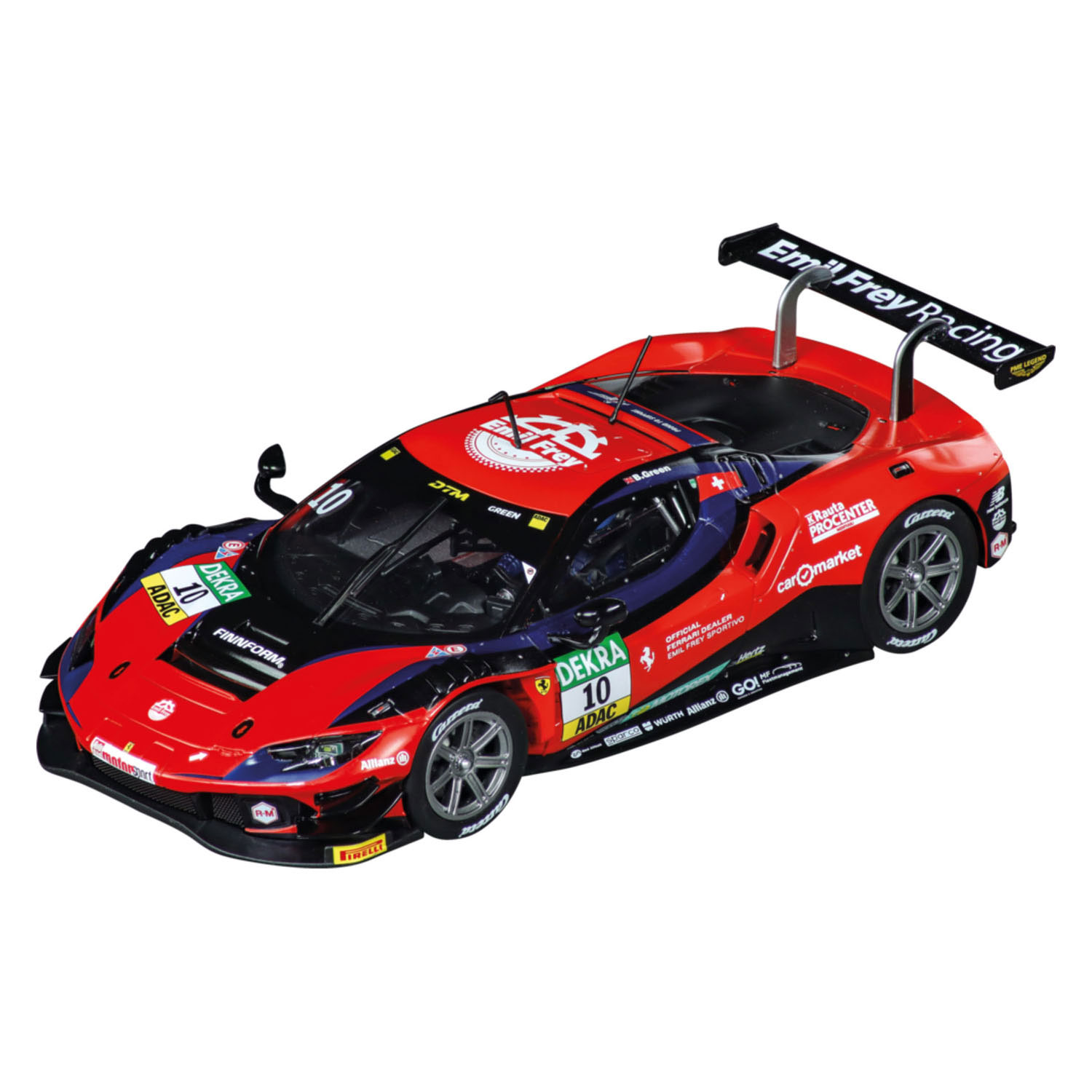 Carrera Digital Ferrari 296 GT3 Emil Frey Racing, No.10, DTM 2025 - 1:24