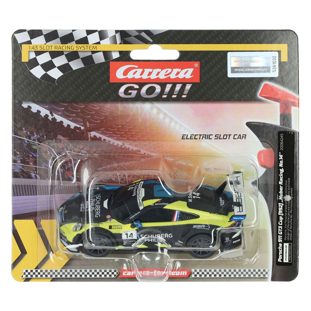 Carrera Go!!! Porsche 992 GT3 Cup Huber Racing, n° 14 - 1:43