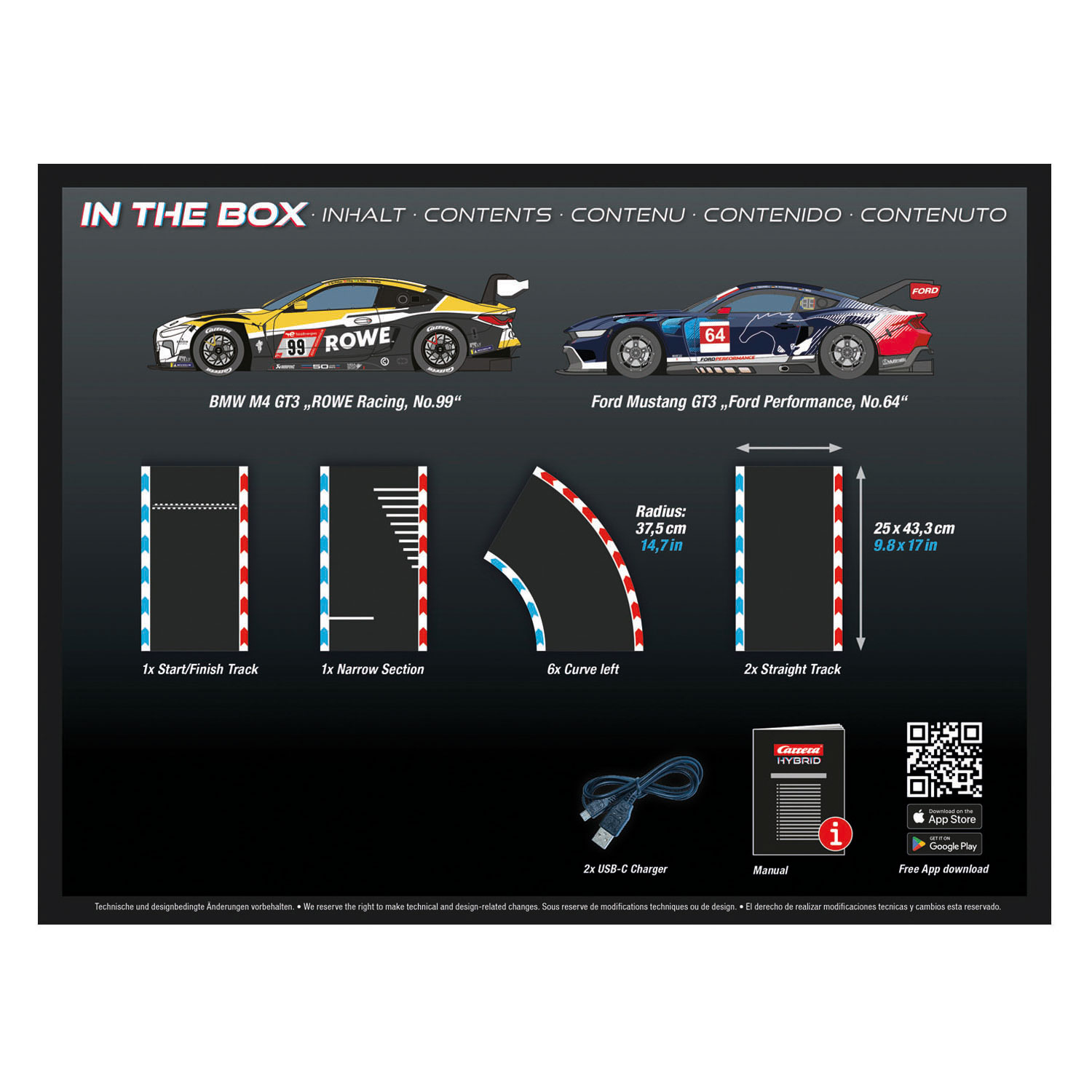 Carrera Hybrid Racebaan HyperDrive Fury - 1:50