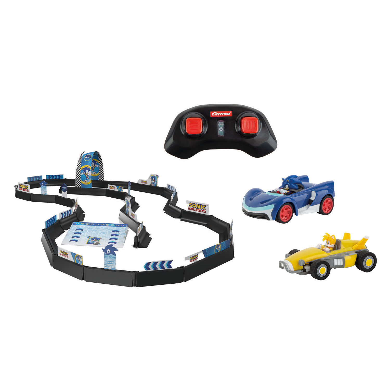 Carrera RC 2,4GHz Racebaan Team Sonic Racing  Tabletop Racing Set - 1:43