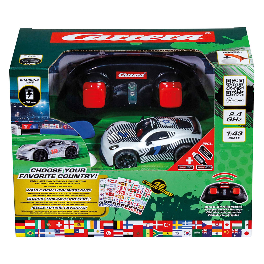 Carrera RC 2,4GHz Mini RC white - World Championship - 1:43