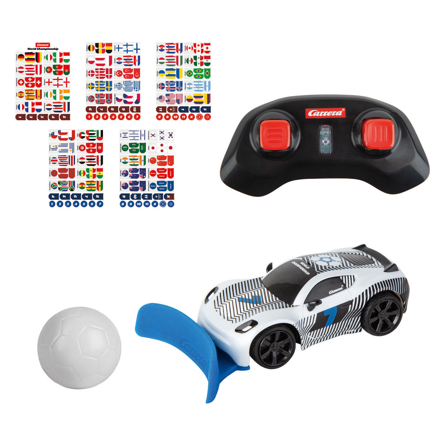 Carrera RC 2,4GHz Mini RC white - World Championship - 1:43