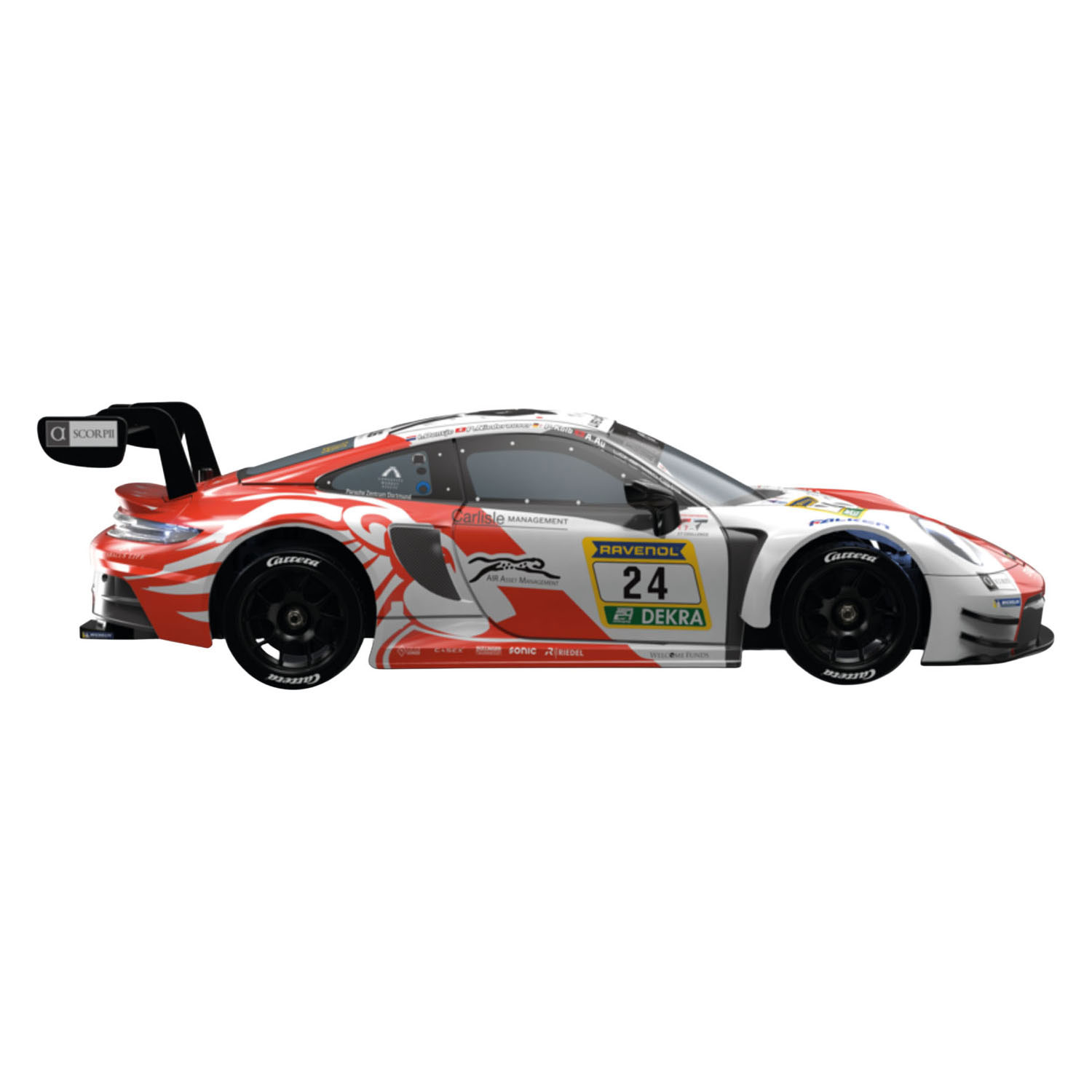 Carrera RC 2,4GHz Porsche 911 GT3 R Lionspeed GP, No.24 - 1:16