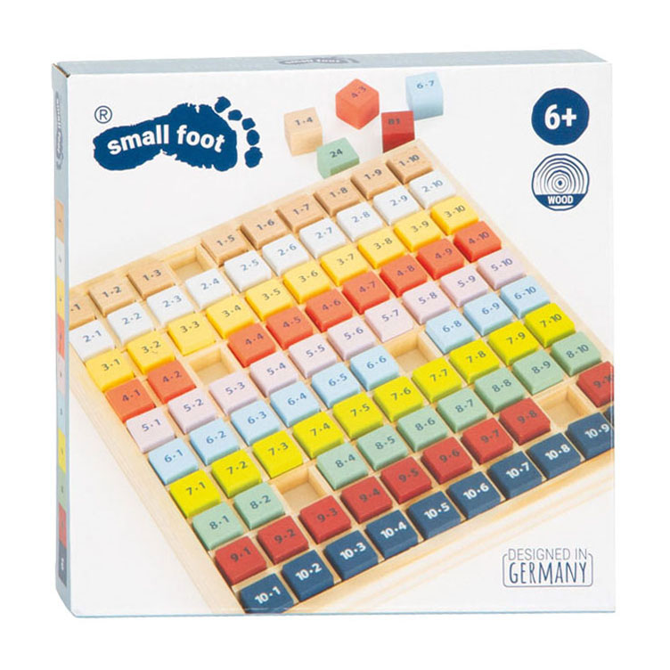 Small Foot  -  Houten Reken Keersommen Kleur, 82dlg.