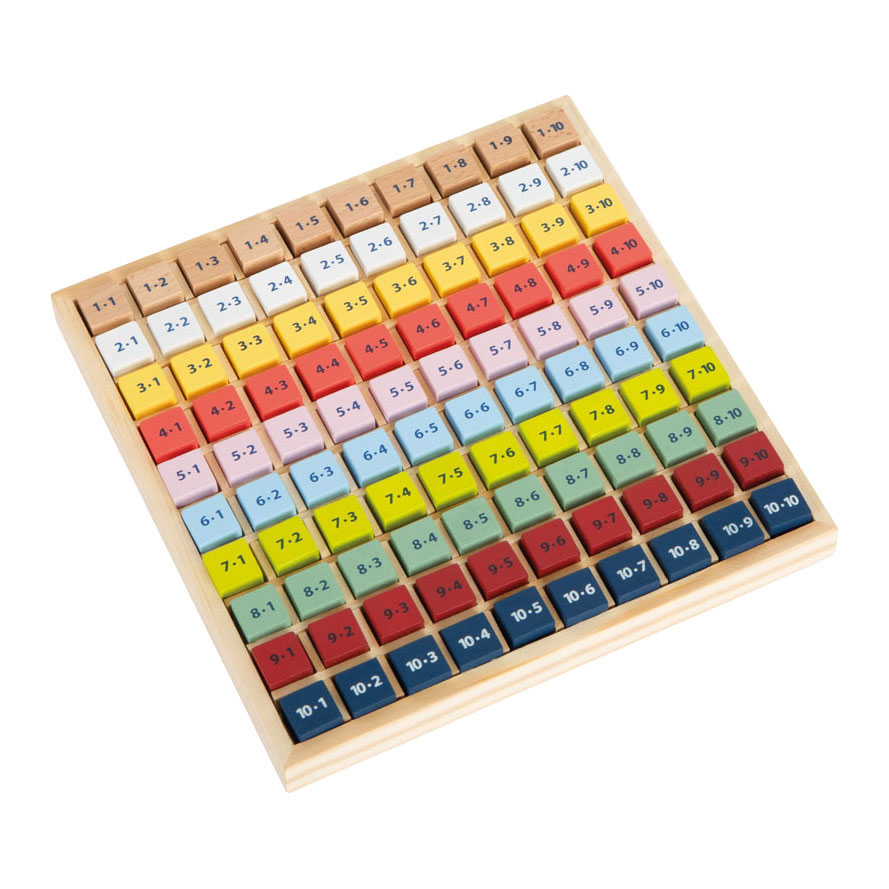 Small Foot  -  Houten Reken Keersommen Kleur, 82dlg.