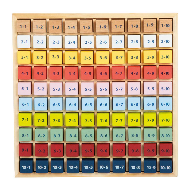 Small Foot  -  Houten Reken Keersommen Kleur, 82dlg.