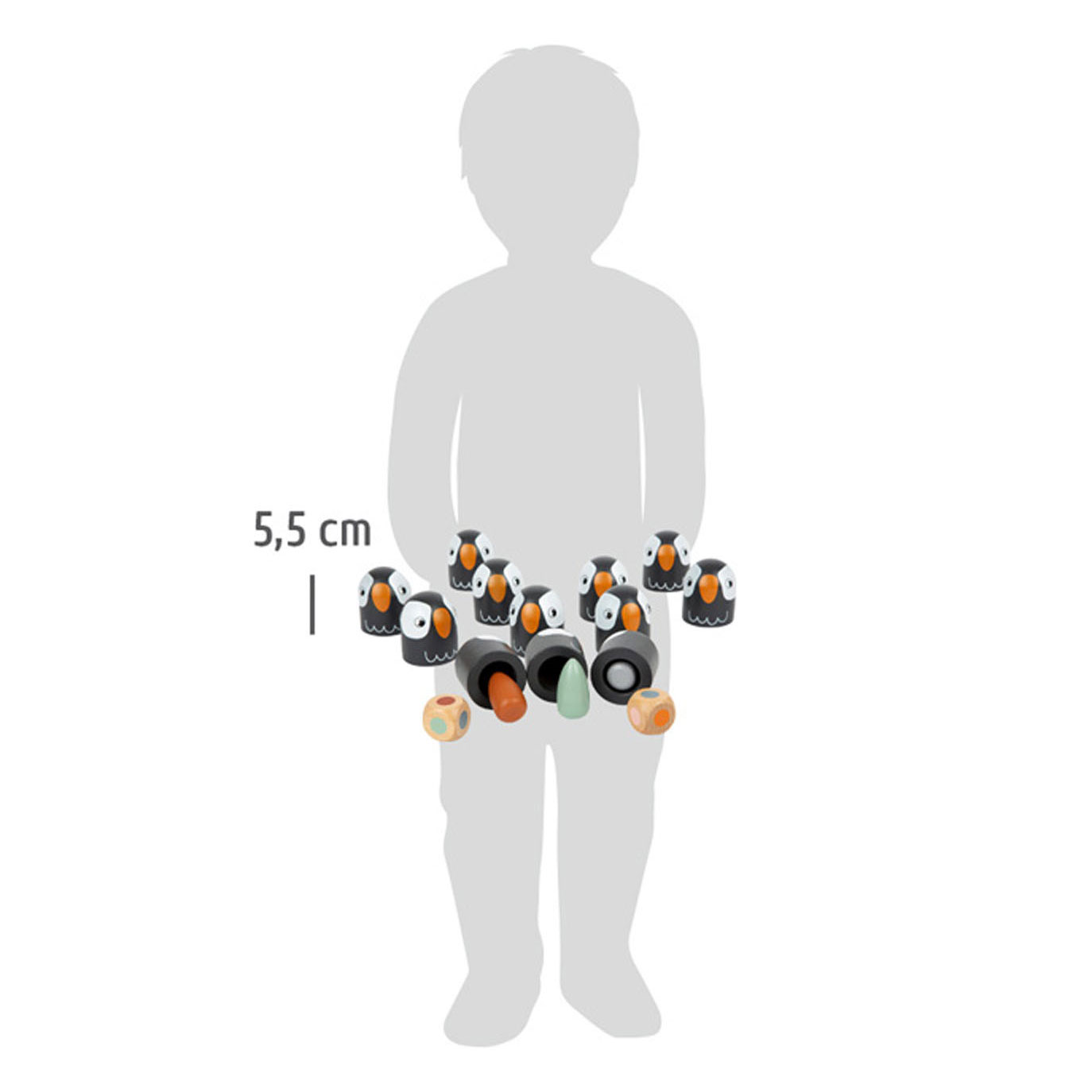 Small Foot - Holz-Memospiel Pinguin, 26dlg.