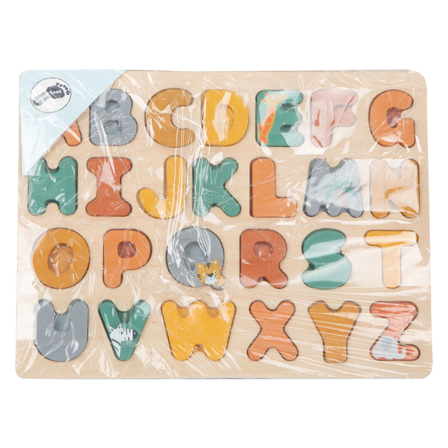 Small Foot - Alphabet-Puzzle aus Holz Safari