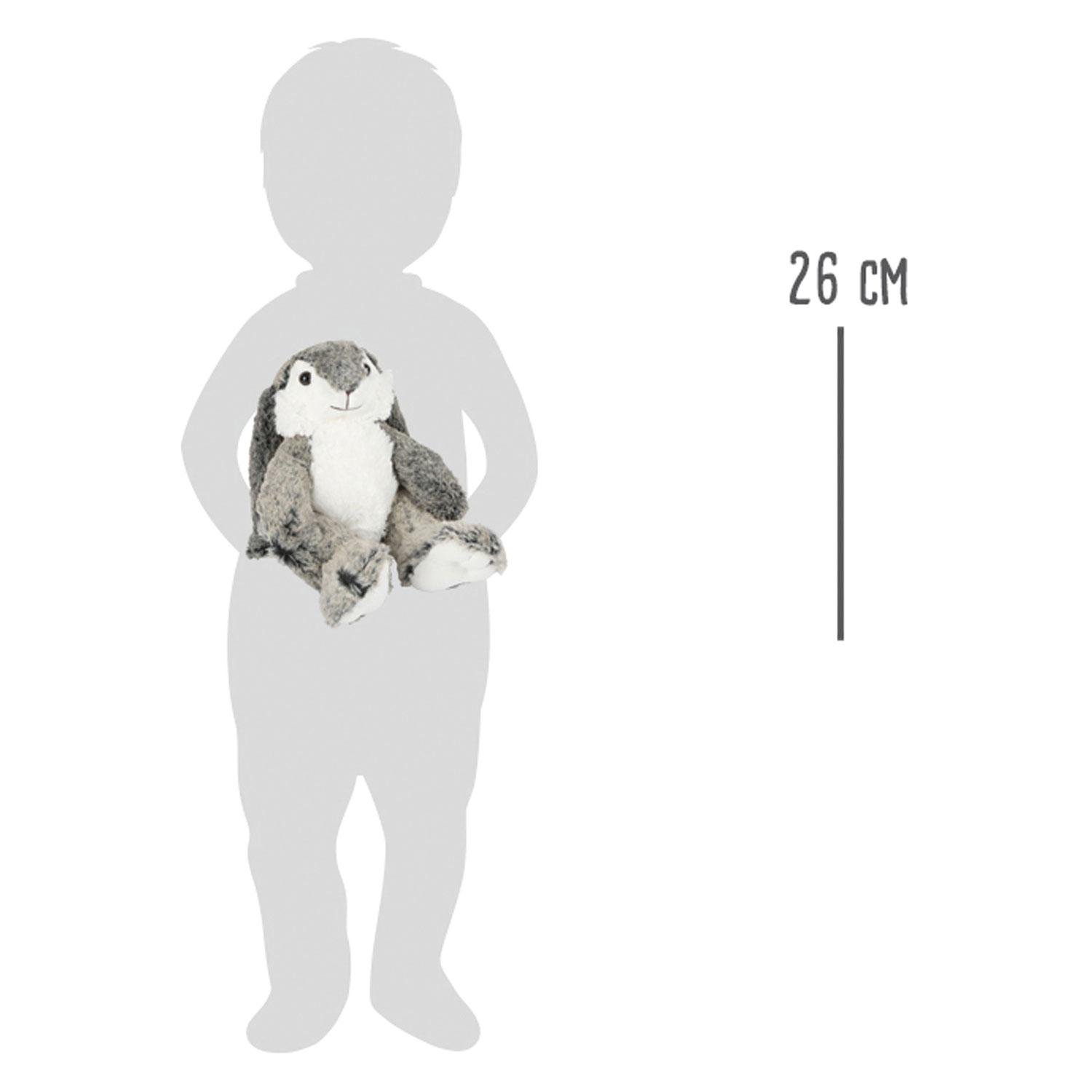 Small Foot - Knuffel Pluche Konijn, 26cm