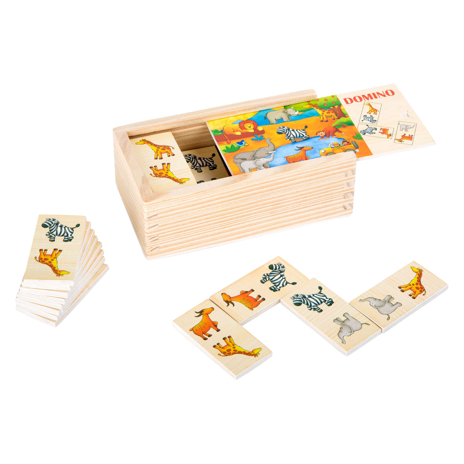 Small Foot - Domino-Spielsafari aus Holz