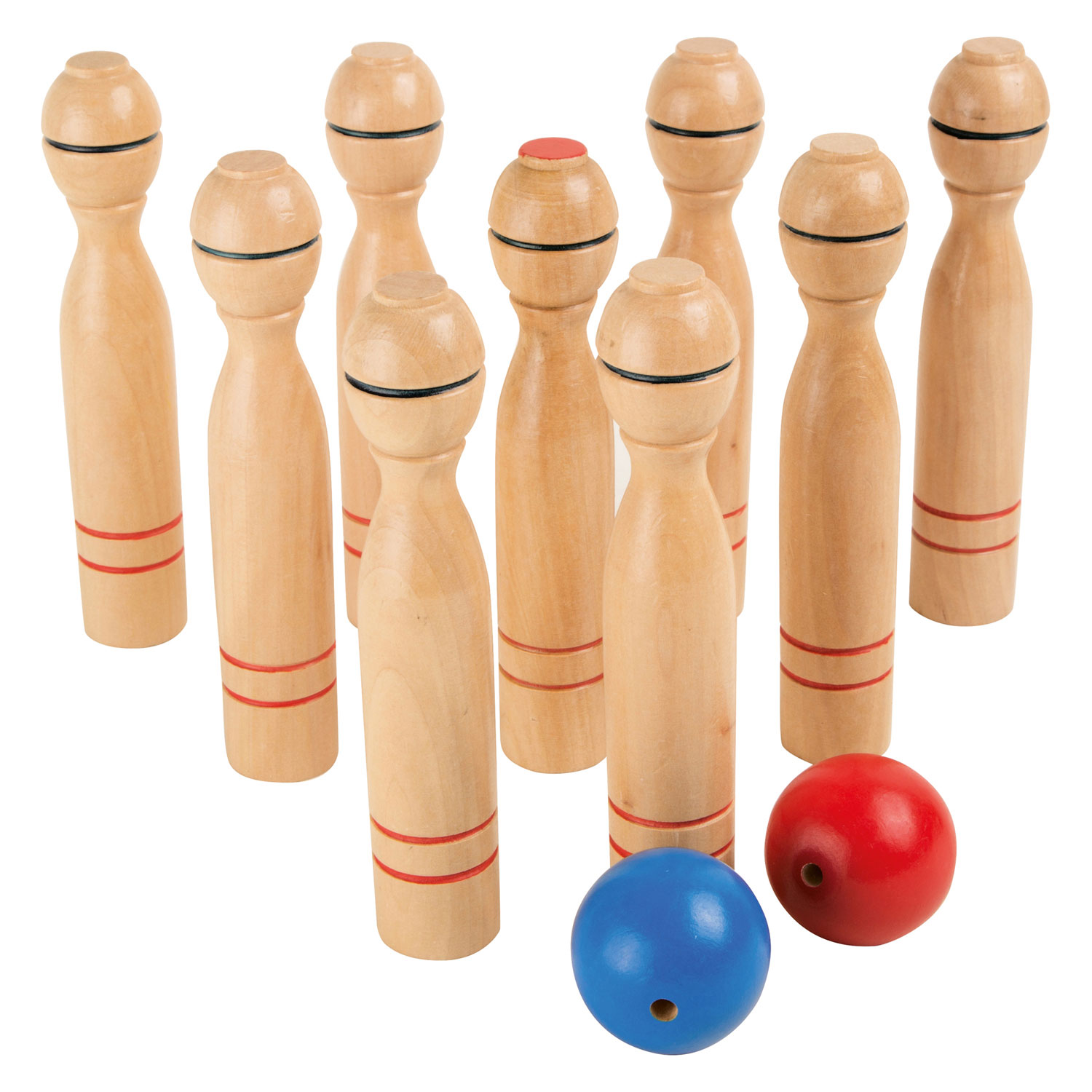 Small Foot - Bowlingspiel aus Holz, 11-tlg.