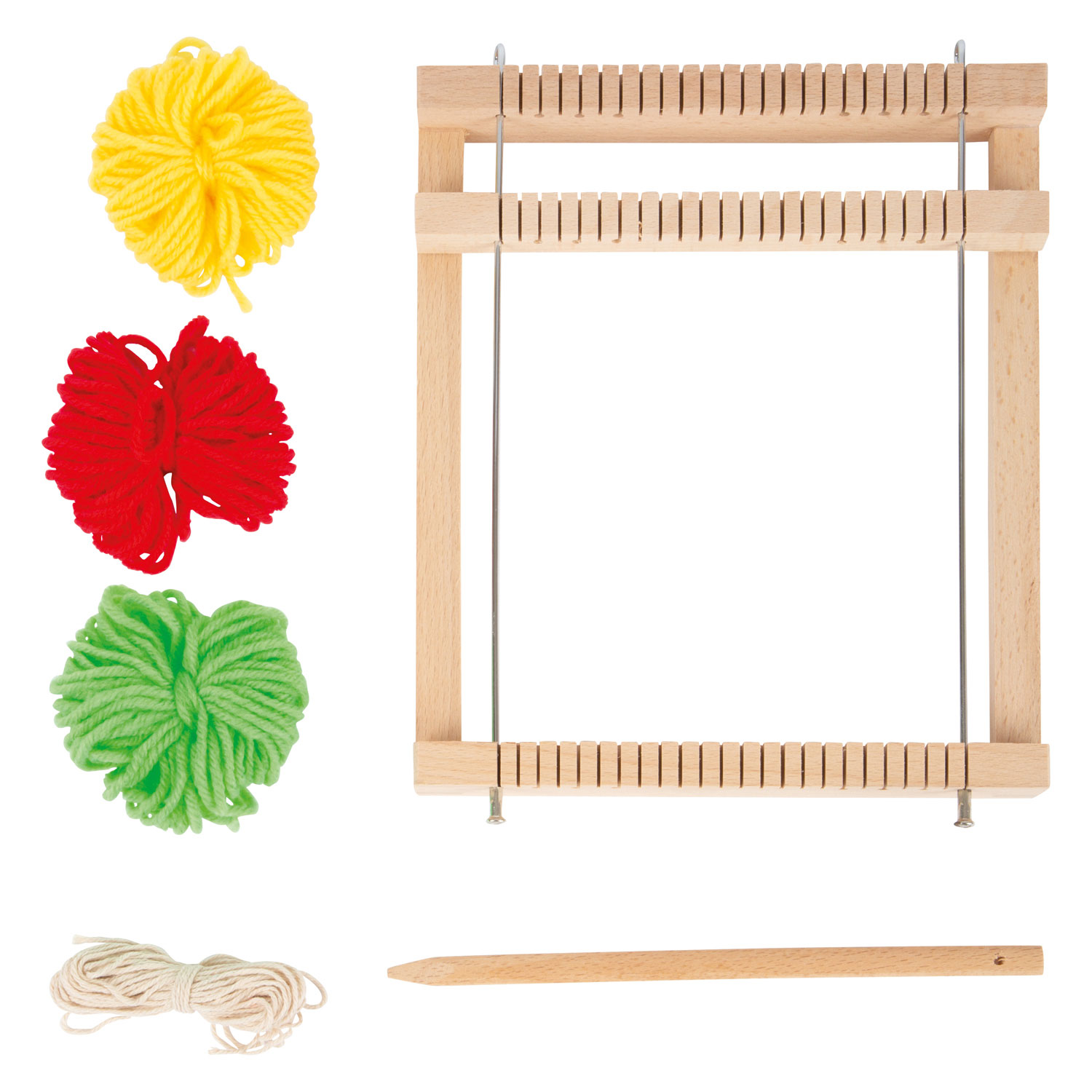 Small Foot - Wooden Loom Compact, 6-tlg.