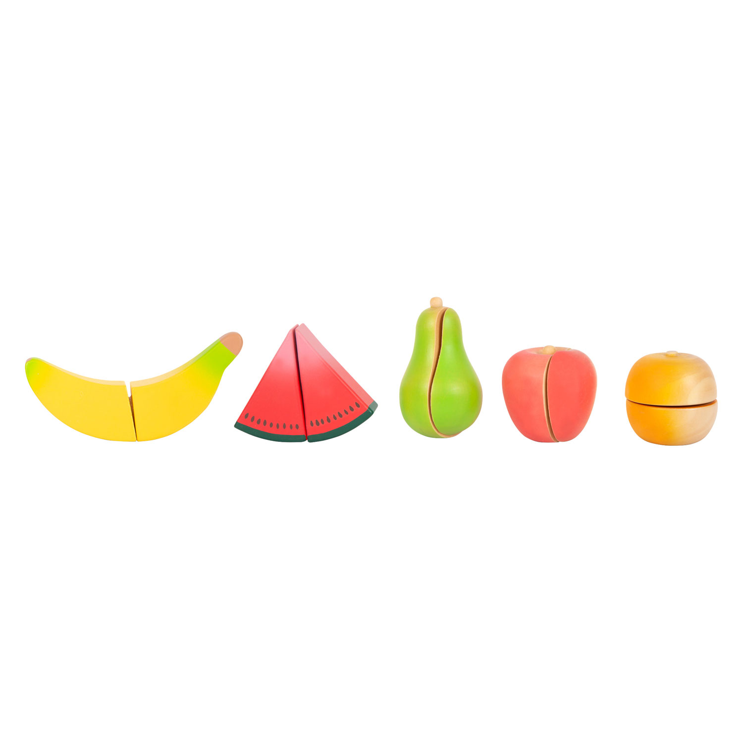 Small Foot - Ensemble de fruits à découper et à jouer en bois, 13dlg.