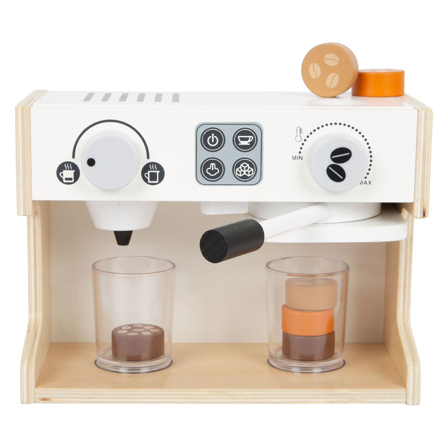 Small Foot - Machine à café Bistro en bois, 9 pcs.