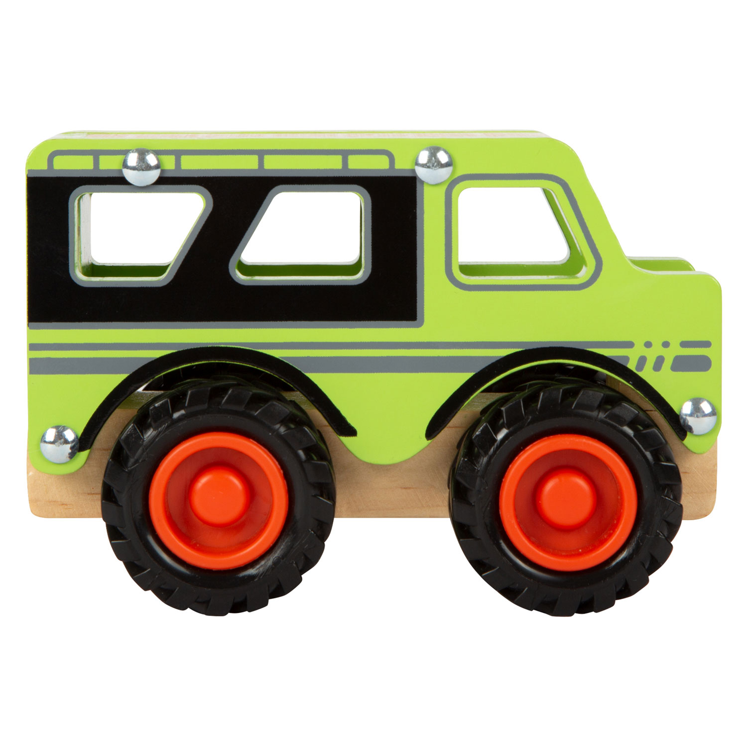 Small Foot – Offroad-Jeep aus Holz, grün